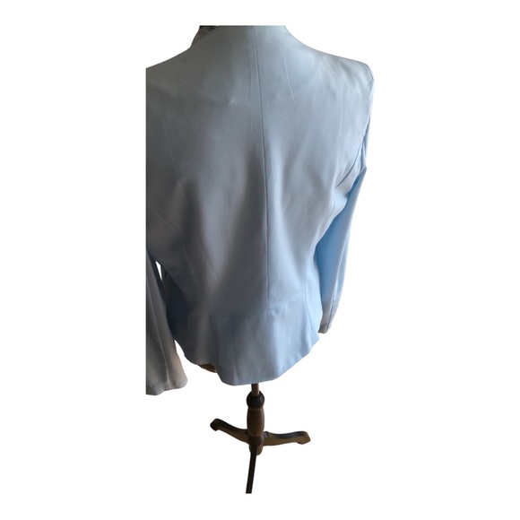 Love Tree size large light blue waterfall open front jacket - Picture 2 of 15